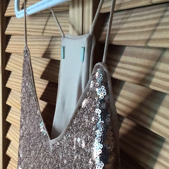 Sequins on silk - Picture 2 of 4